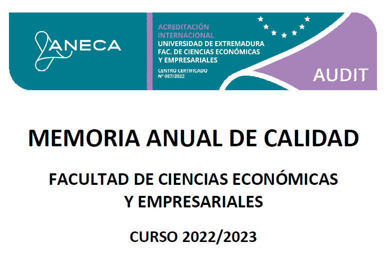 Memoria Anual de Calidad 2022/2023